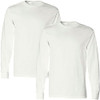 Long Sleeve - 2 Pack - White