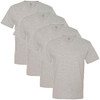 V-neck - 4 Pack - Heather Grey