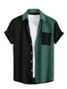 Solid Black and Green