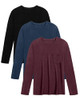 Black, Indigo Blue, Wine
