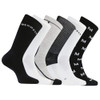 Crew - Black Assorted (6 Pairs)