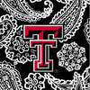 Texas Tech University Black/White Bandana