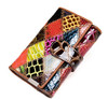 Short, Trifold Patent Leather Diamond