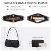 Black and Shoulder Bag 3pcs Set