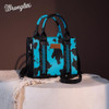 Mini Allover Cow Print Turquoise