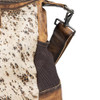 Cream Cowhide/Leopard Print/Brown
