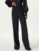 Black/Camel Pinstripe