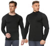 2 Turtle Neck+3 Crew Neck（black and Gary）