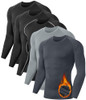 5 Crew Neck（light and Dark Grey and Black）