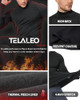 1*crew Neck & 1*turtle Mock Neck & 1*pant (3 Pcs Black)