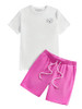Pink and White