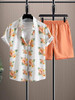 Orange White Green