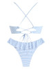 Pattern:stripe Blue