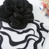 White + Black Flower