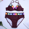 Wine One Piece Bathing Suit