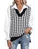 Houndstooth Black and White