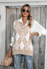 Plaid Khaki and White