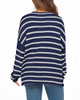 Striped Navy White