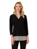 Black W/Black/Ivory Small Stripe