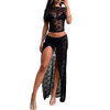 Lace Tank-black