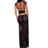 Lace Tank-black