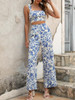 Blue White Flower