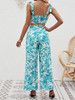 Mint Blue and White