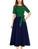 Green and Navy Blue
