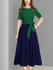 Green and Navy Blue