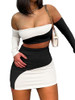 Black White