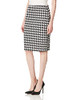 Black/Ivory Houndstooth Print