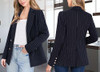 Navy Blue+white Stripes