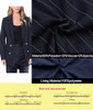 Navy Blue+white Stripes