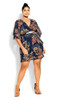 Navy Fl Twist