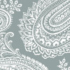 Cloud Gray Paisley
