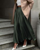 Solid Dark Army Green
