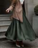 Solid Dark Army Green