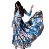 Blue Flowy Floral