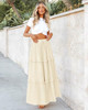 Solid Beige White
