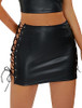 Black Lace-up Side
