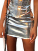 Mini Skirt Silver