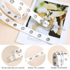 White Single Grommet(with Silver Chain)