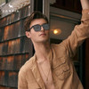 2. Black Frame Grey Lens