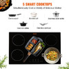 Timer & Child Lock Included, 9 Power Levels for Simmer Steam Slow Cook Fry