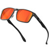 Black/Red Lens Mirrored