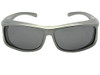 Silver Gray Frame Med Dark Gray Lens