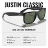 Polished Black Frame | Dark Green Lens