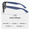 Polished Transparent Blue Frame |Polarized Grey Lens