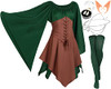 Green, Brown
