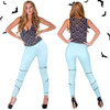 Light Blue With Black